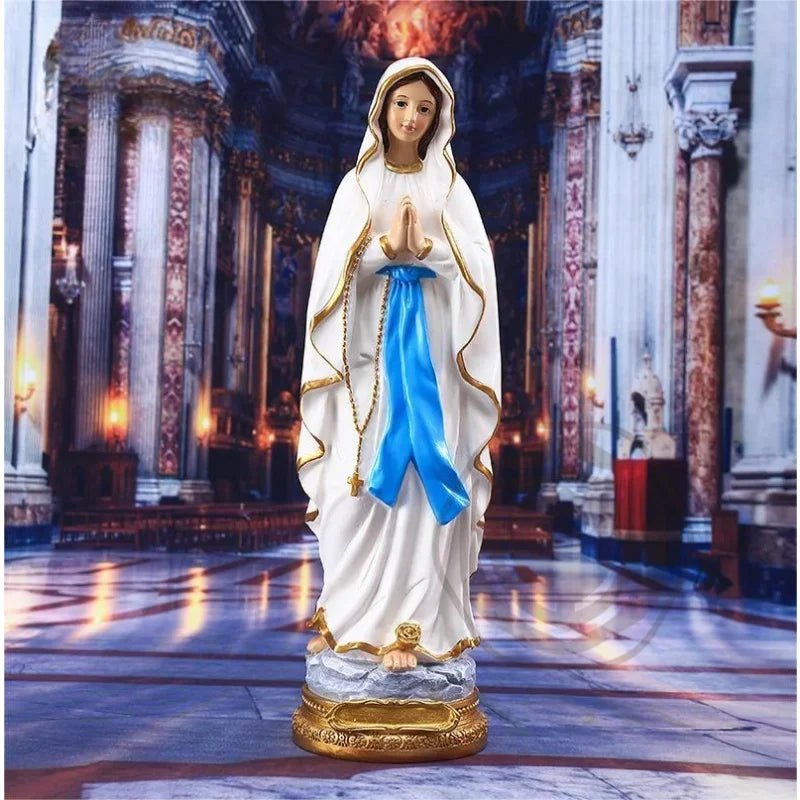 Imagem de Nossa Senhora em Resina: Arte Sacra para Decoração e Devoção - Loja São Miguel